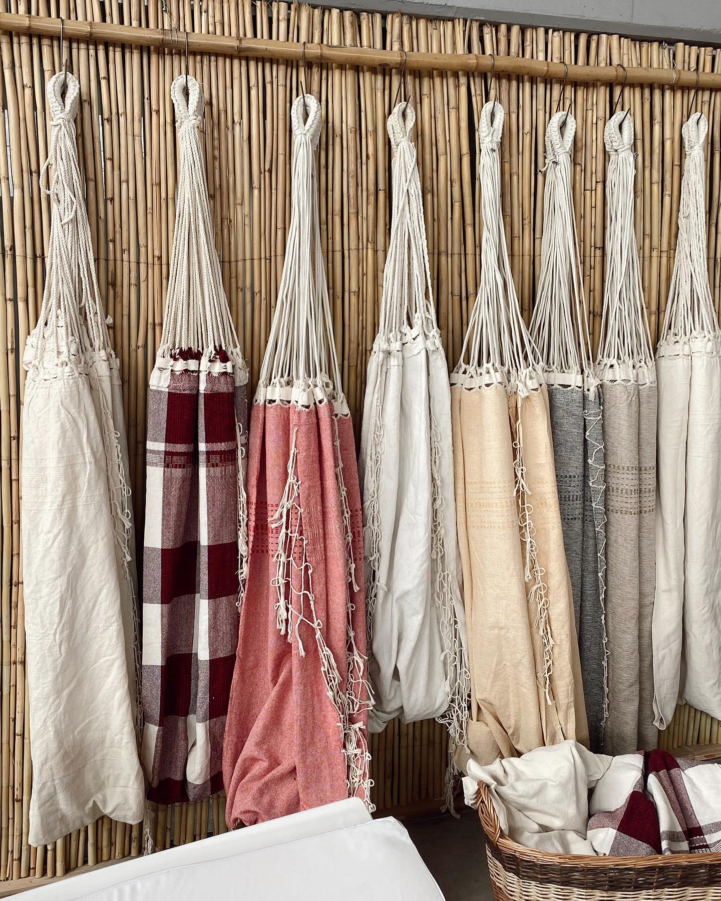 HAMACAS PARAGUAYAS CRUDAS Y COLOR