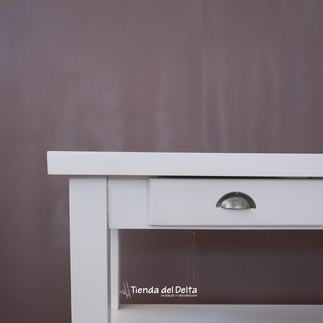 MESA DE APOYO ENCHAPADA X 1.20 TE