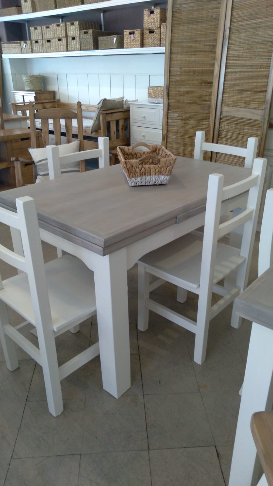 MESA COM EXTENSIBLE ENCHAPADA 1 A 1.80 T