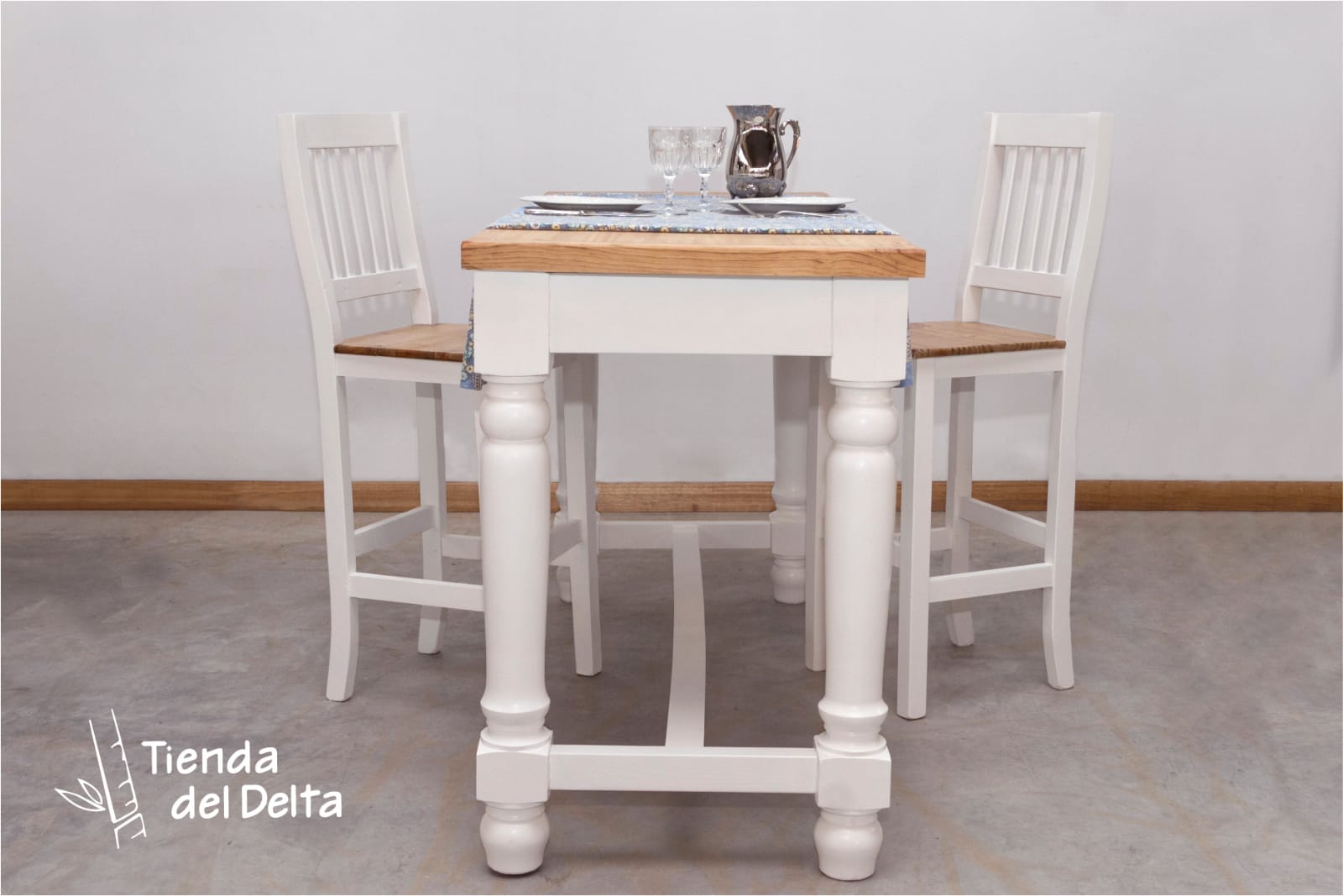 MESA ISLA TORNEADA 1.80X0.70 TE