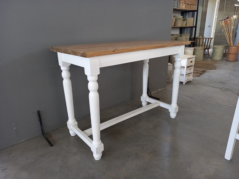 MESA ISLA TORNEADA 1.80X0.70 TE