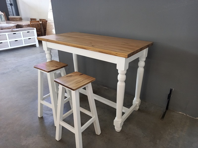 MESA ISLA TORNEADA 1.40X0.70 TE