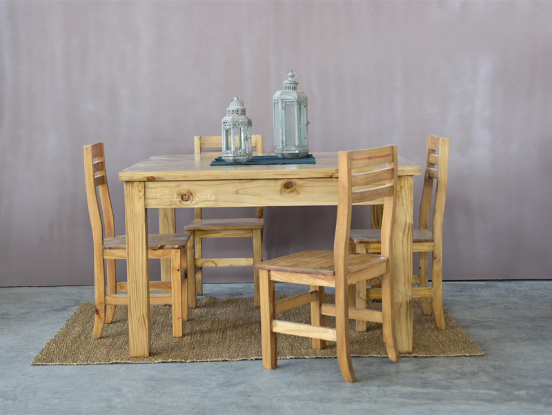MESA COM MACIZA 1.40X1.40