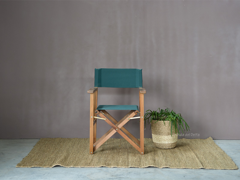 SILLON DIRECTOR LONA VERDE