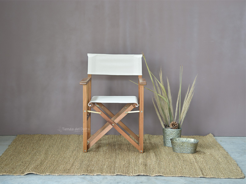 SILLON DIRECTOR LONA CRUDA