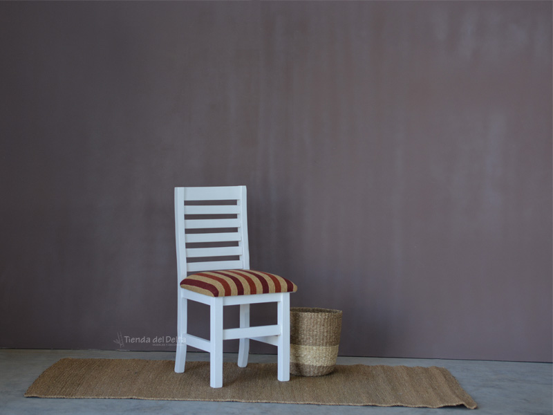 SILLA CON TAPA CHENILLE  TE