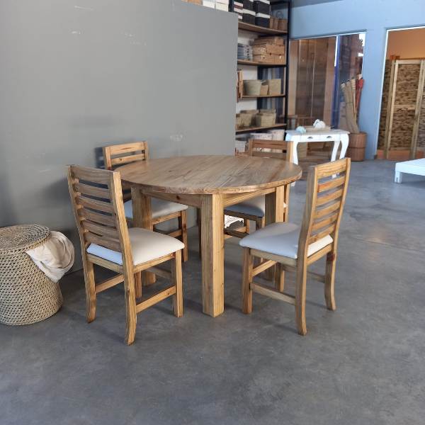 MESA COM MACIZA REDONDA X 1.20