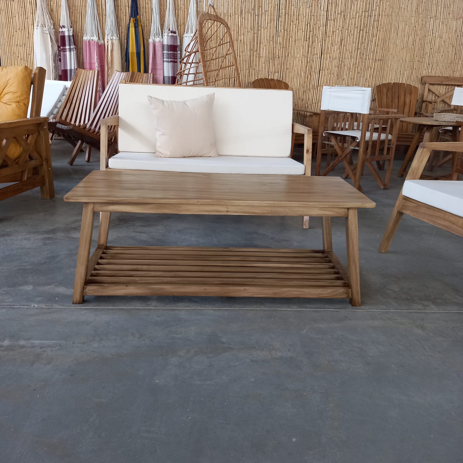 MESA RATONA ALAMO 1.20X50 CON PARRILLA